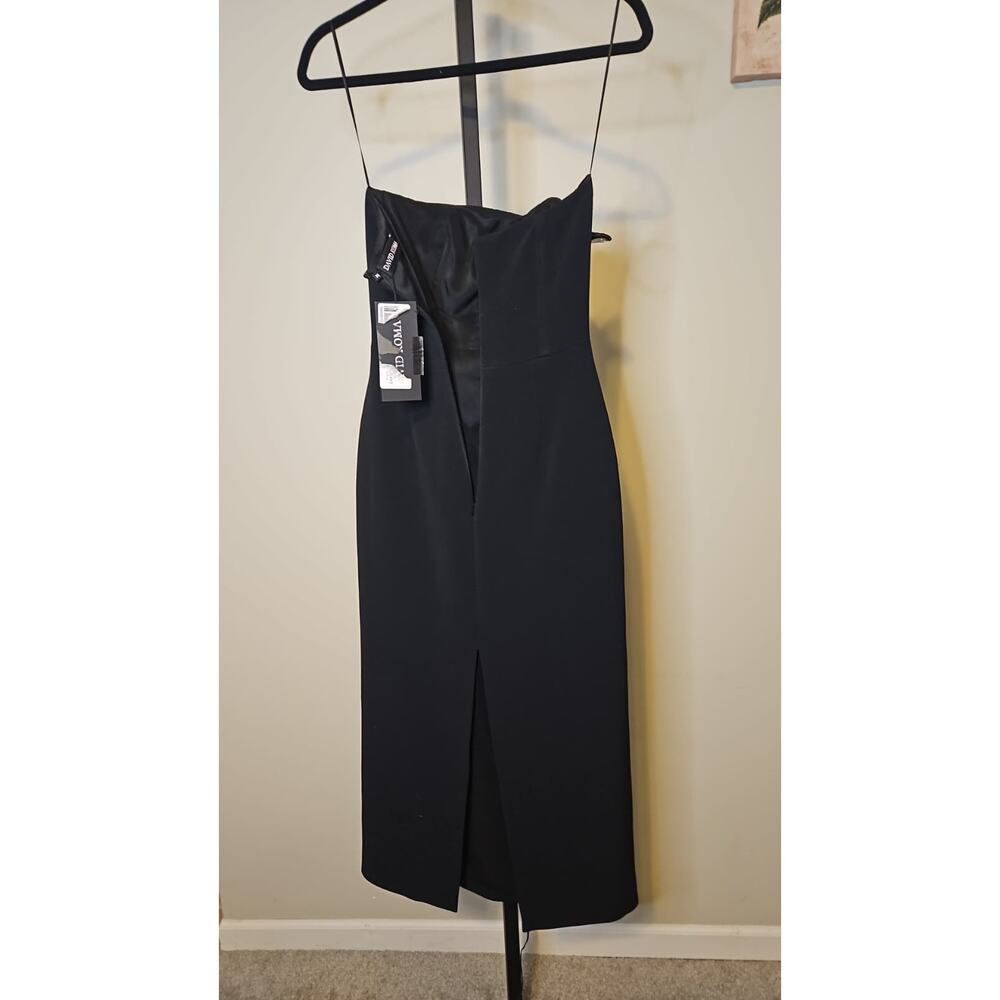 David Koma Crystal Embellished Strapless Midi Dress - Picture 3 of 5